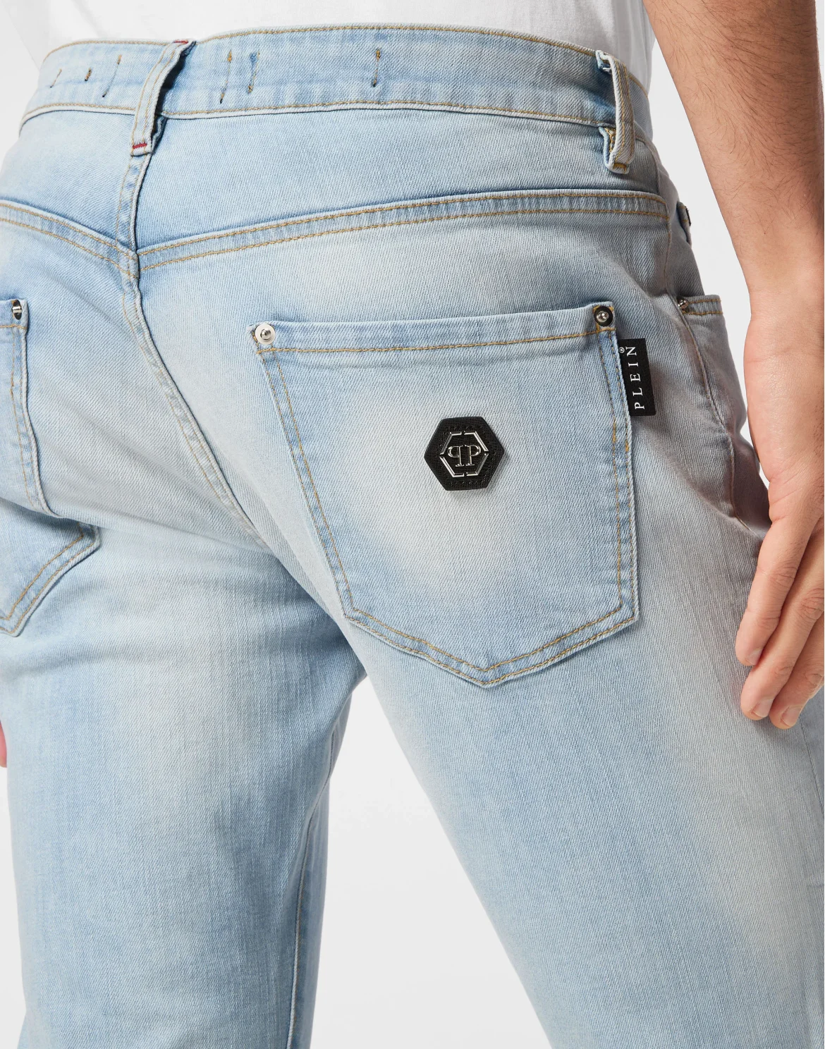 Denim Super Basic Straight Trousers, цвет: Голубой