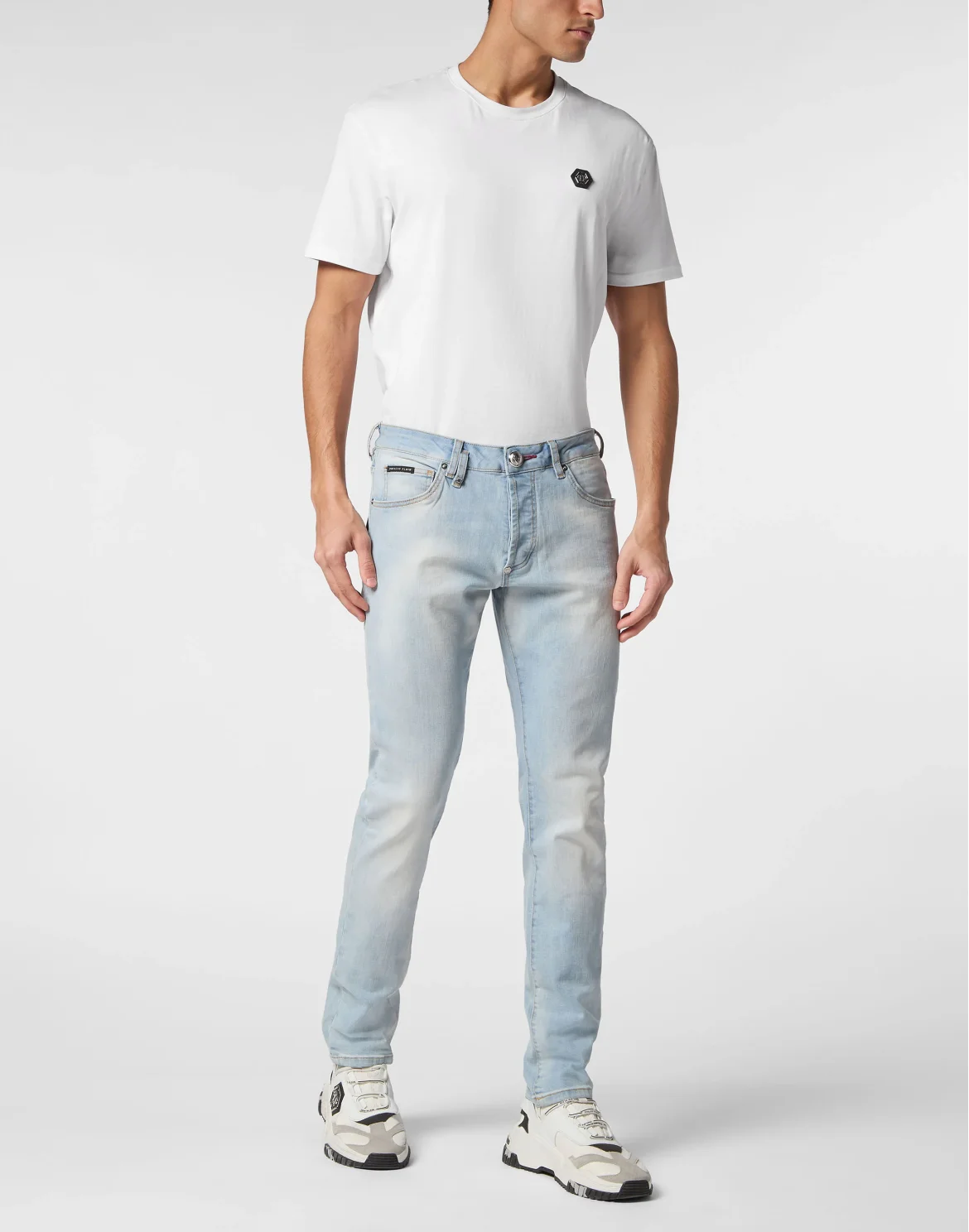 Denim Super Basic Straight Trousers, цвет: Голубой