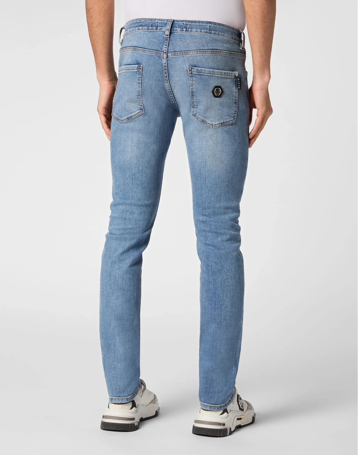 Denim Super Basic Straight Trousers, цвет: Серый