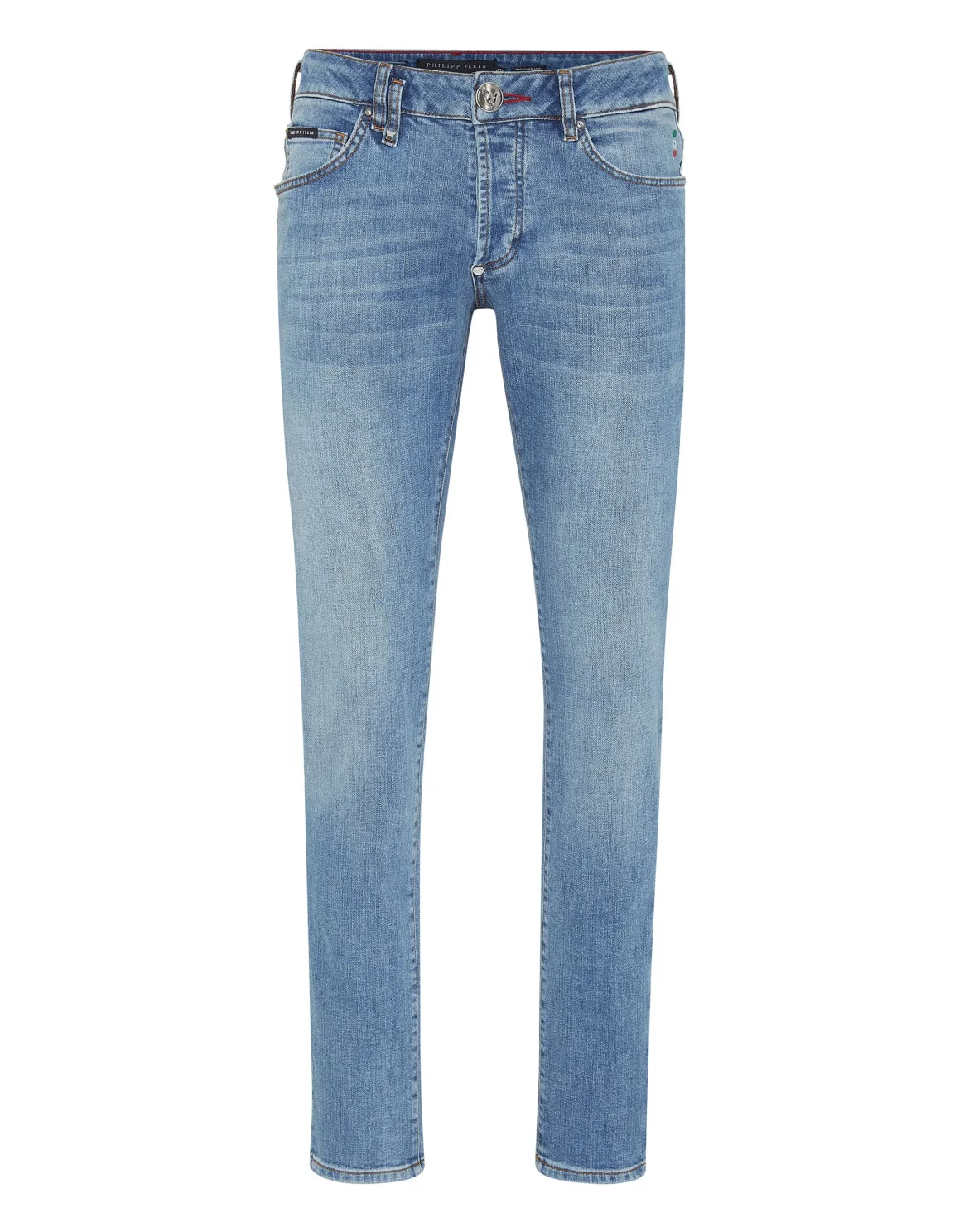 Denim Super Basic Straight Trousers, цвет: Серый