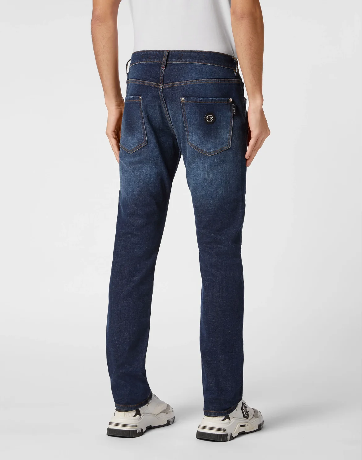 Denim Super Basic Straight Trousers, цвет: Синий