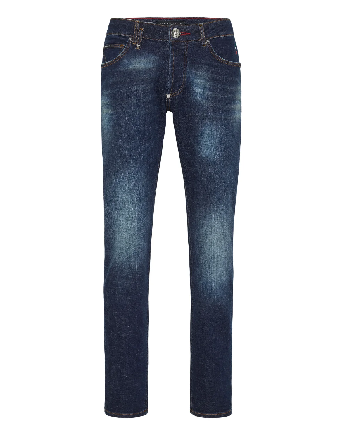 Denim Super Basic Straight Trousers, цвет: Синий