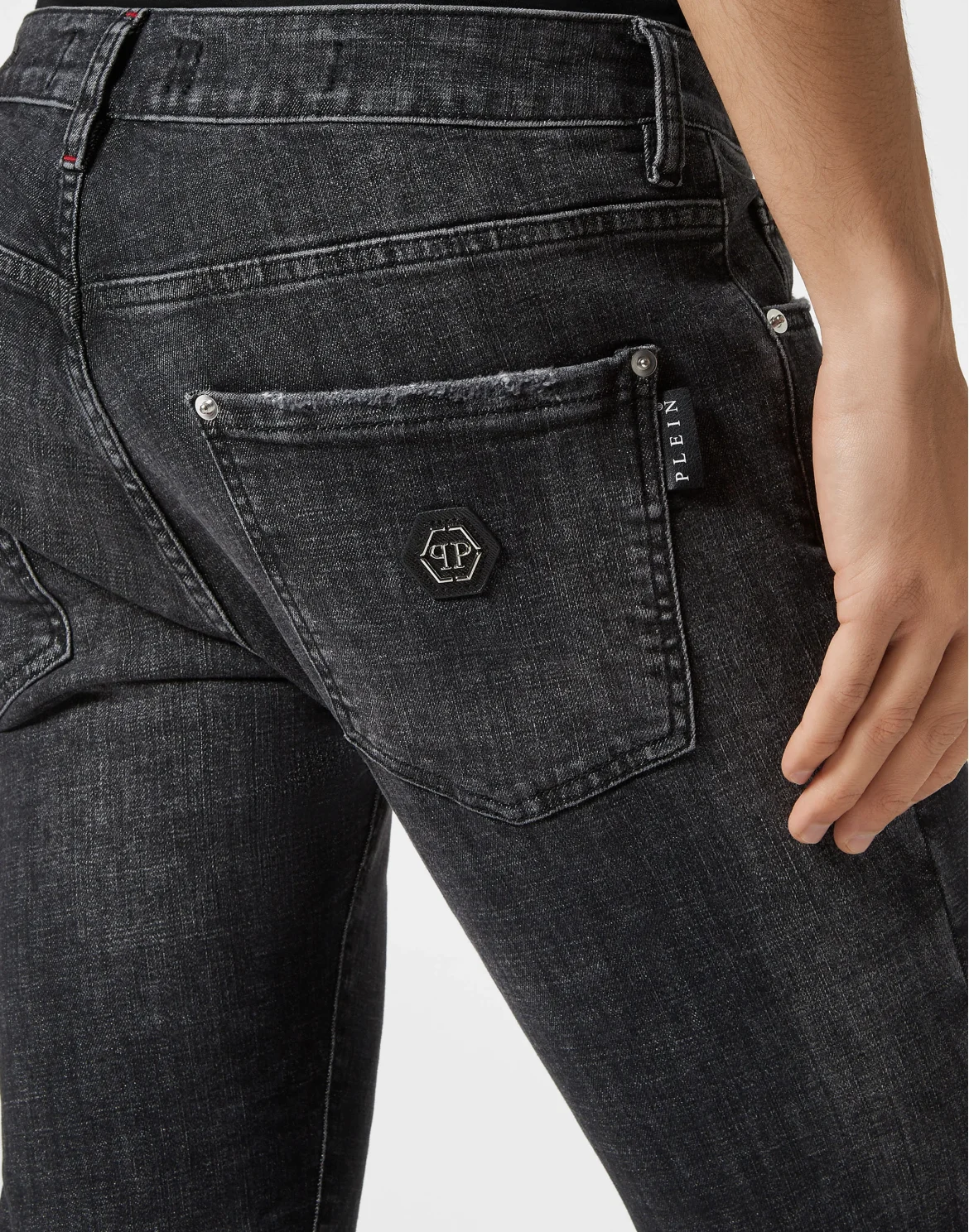Denim Super Basic Straight Trousers, цвет: Черный