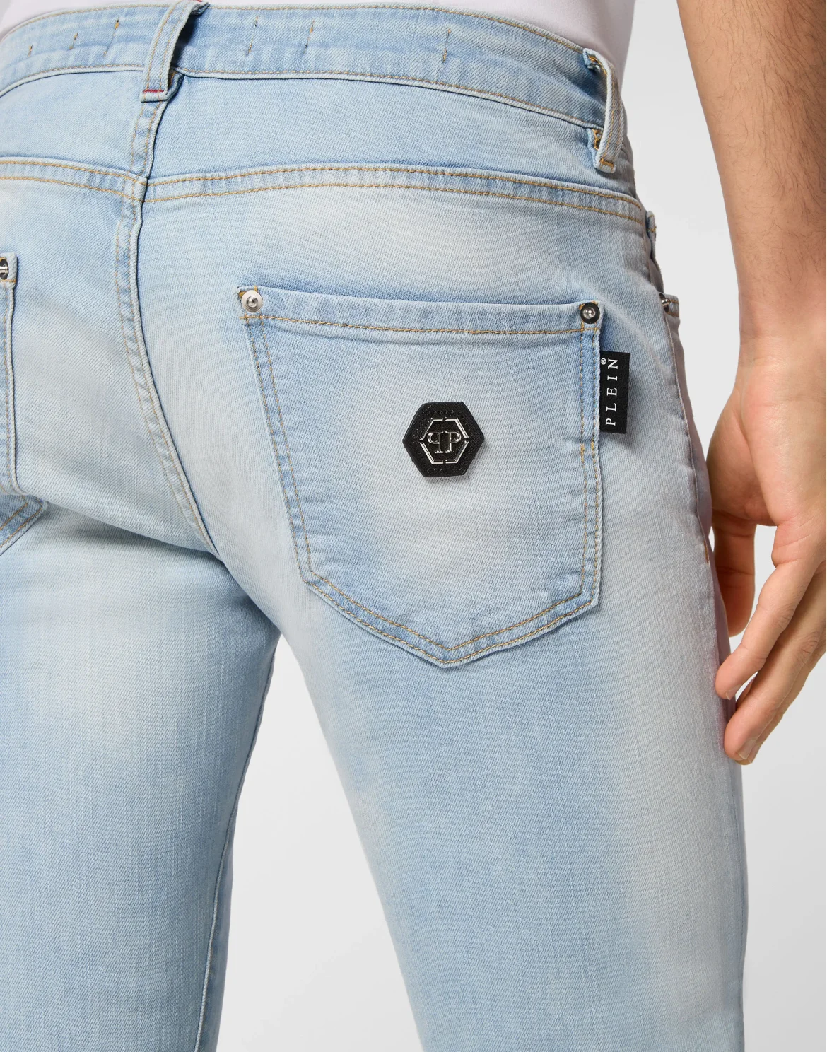 Denim Super Basic Straight Trousers, цвет: Голубой
