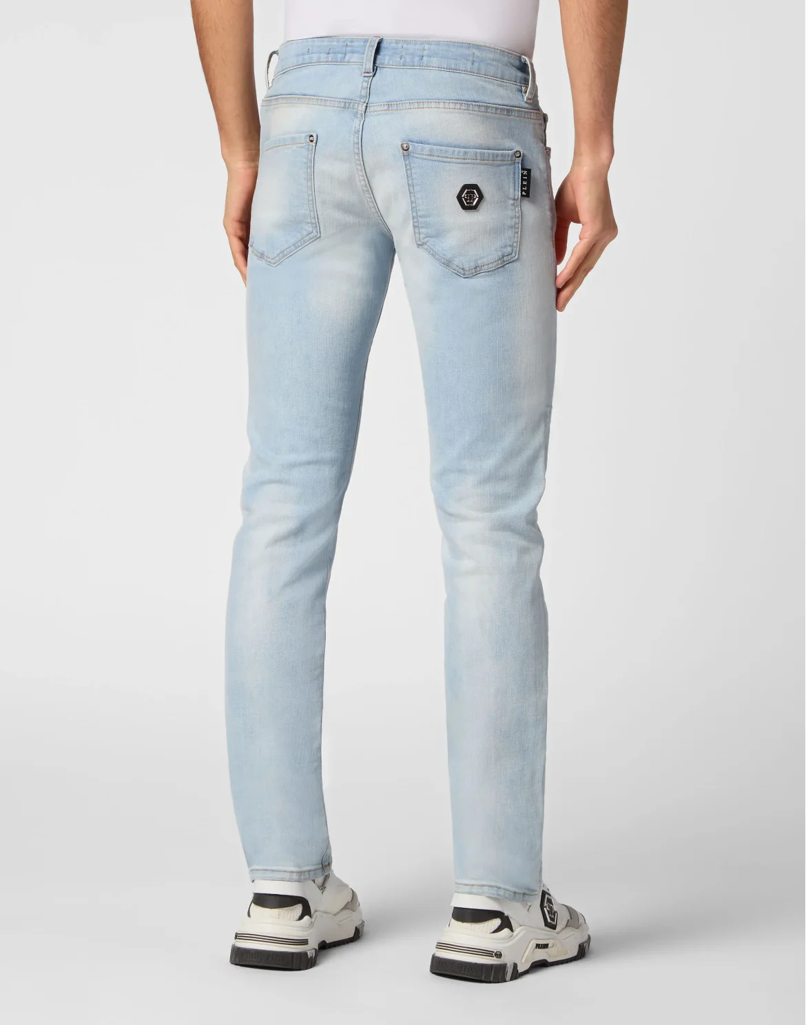 Denim Super Basic Straight Trousers, цвет: Голубой