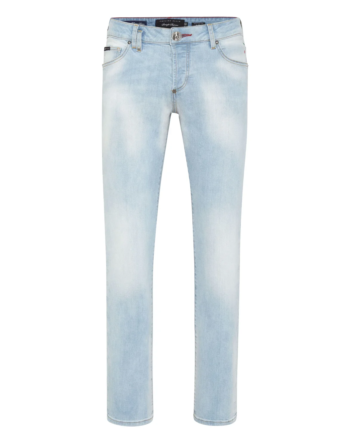 Denim Super Basic Straight Trousers, цвет: Голубой
