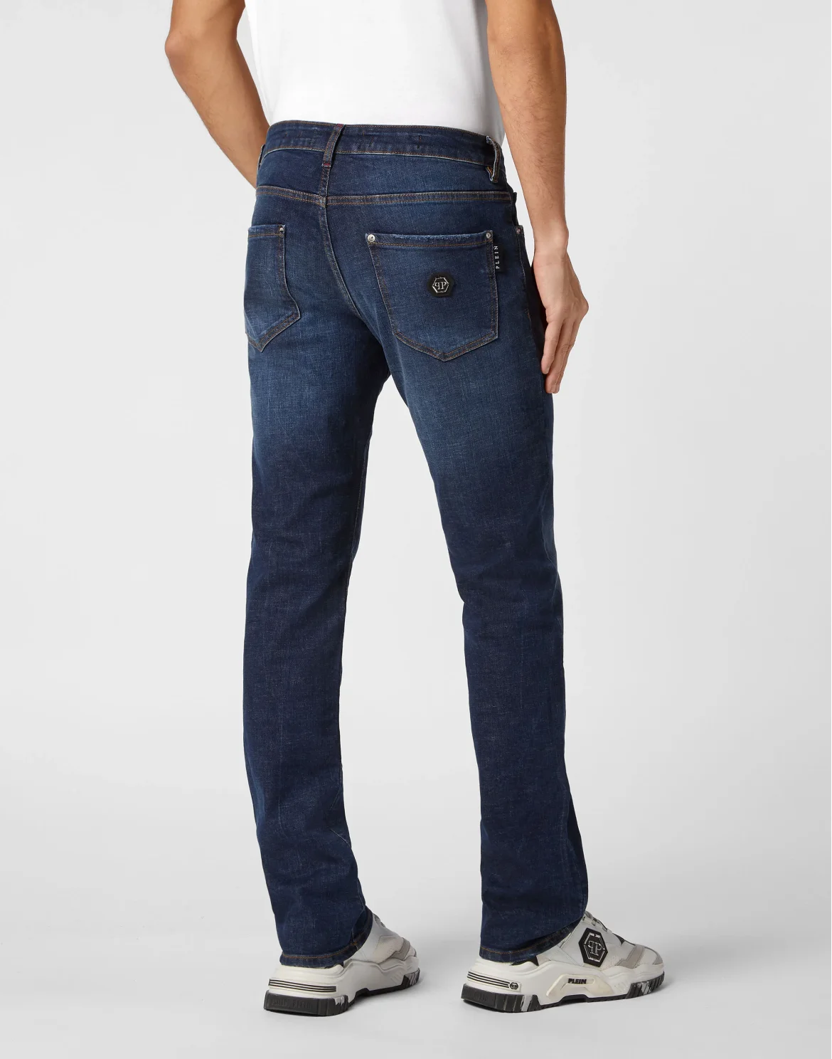 Denim Super Basic Straight Trousers, цвет: Синий