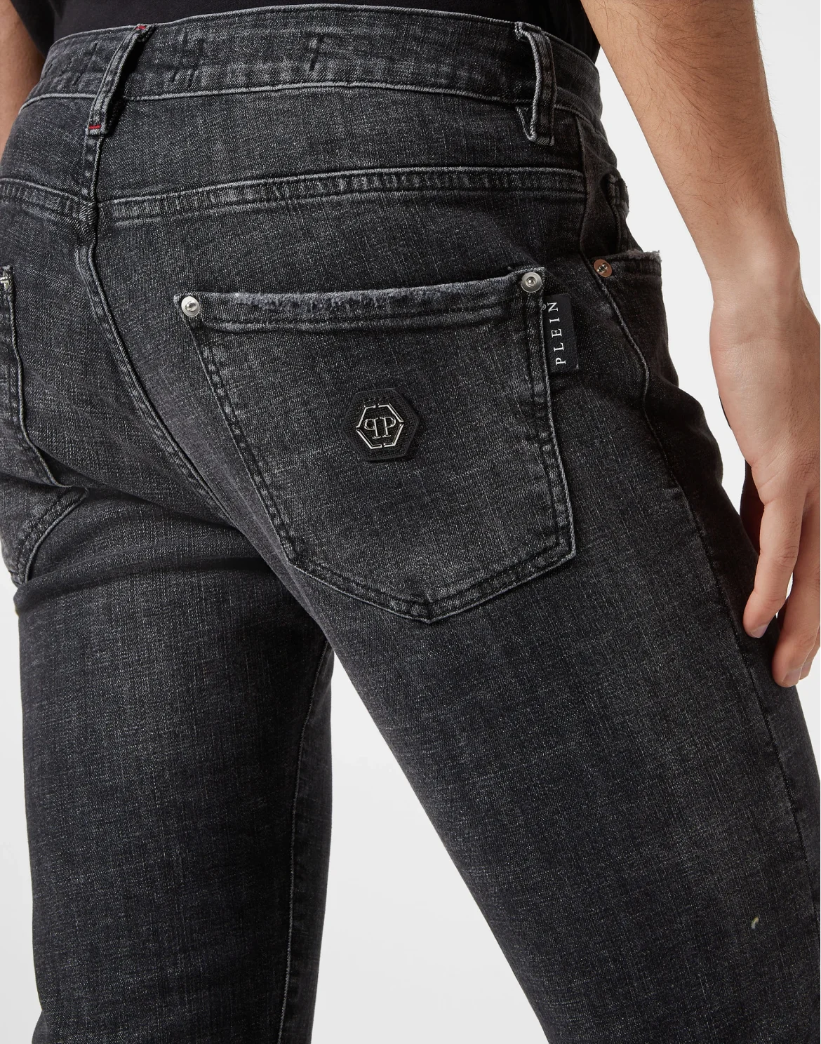 Denim Super Basic Straight Trousers, цвет: Черный