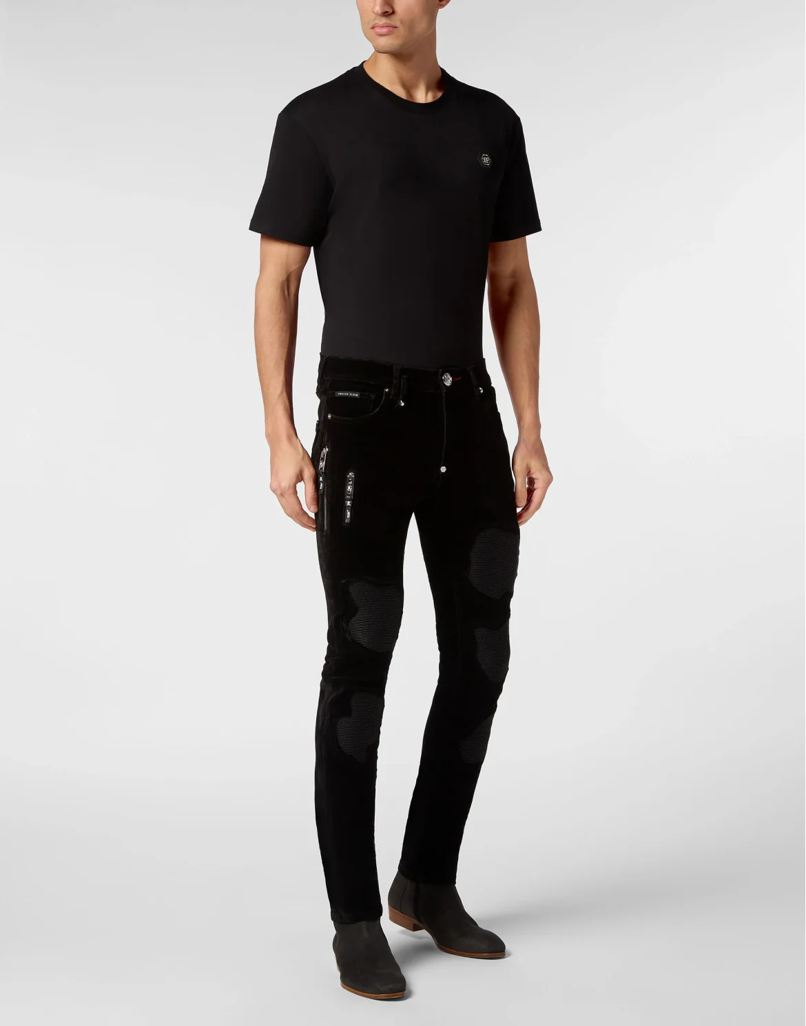Denim Rock Star Fit Trousers, цвет: Черный