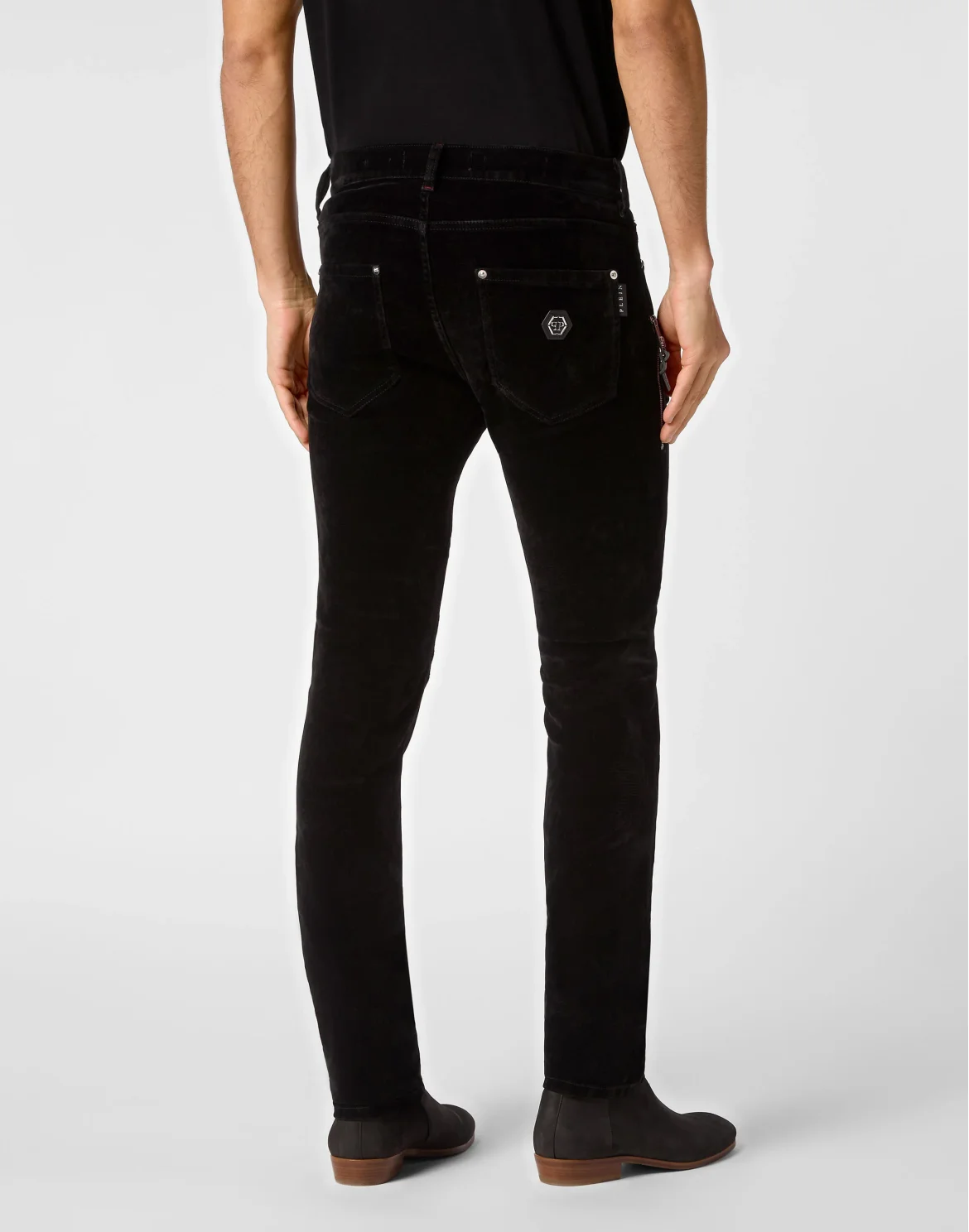 Denim Rock Star Fit Trousers, цвет: Черный