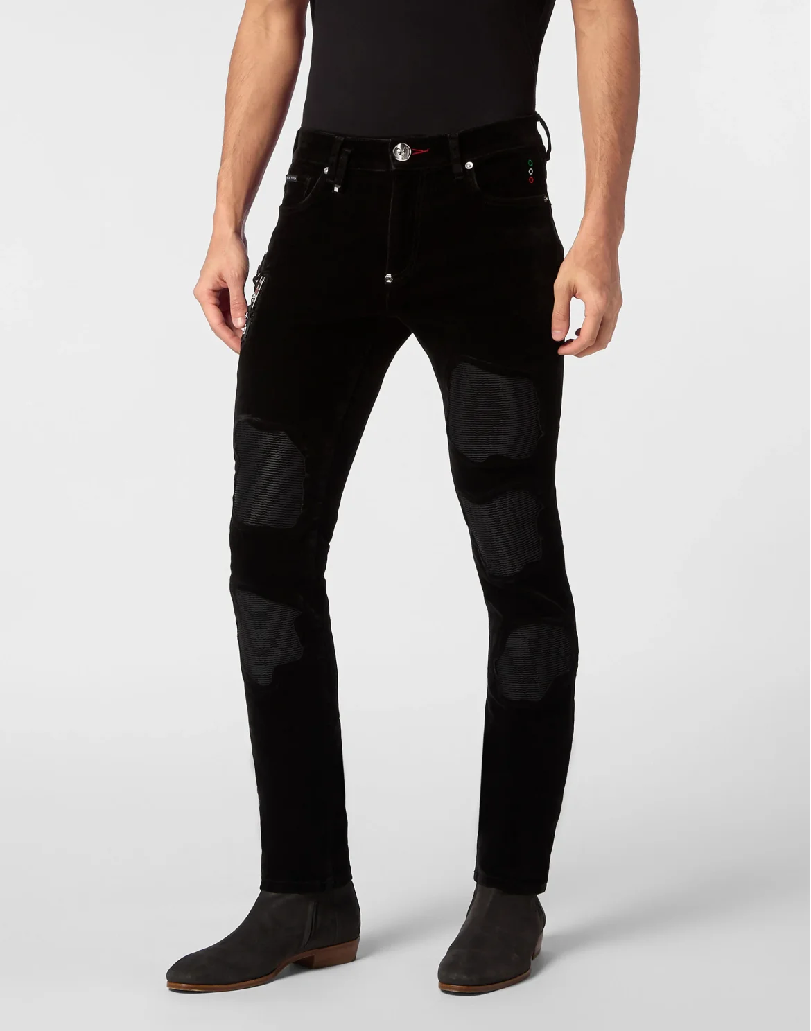 Denim Rock Star Fit Trousers, цвет: Черный