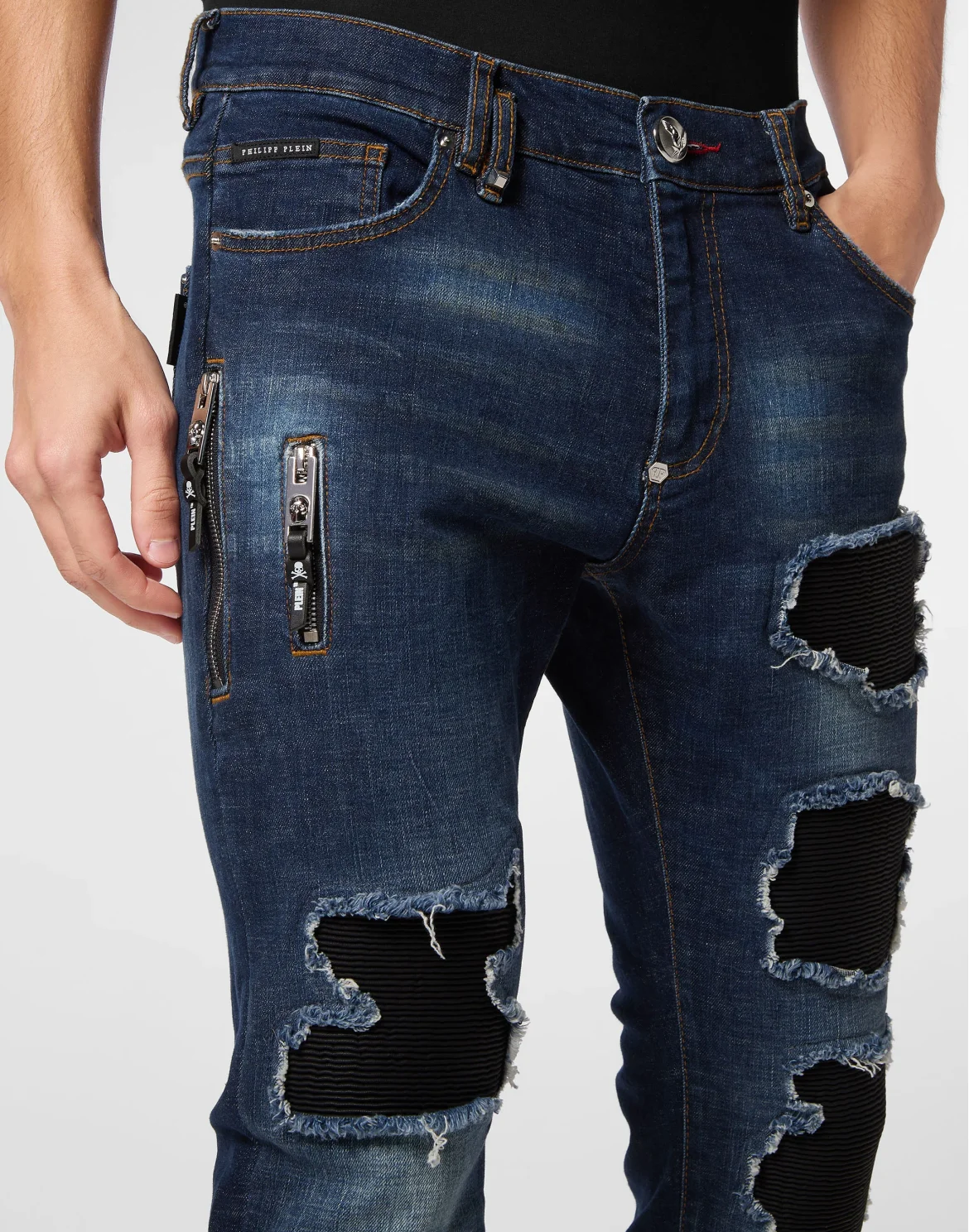 Denim Rock Star Fit Trousers, цвет: Синий