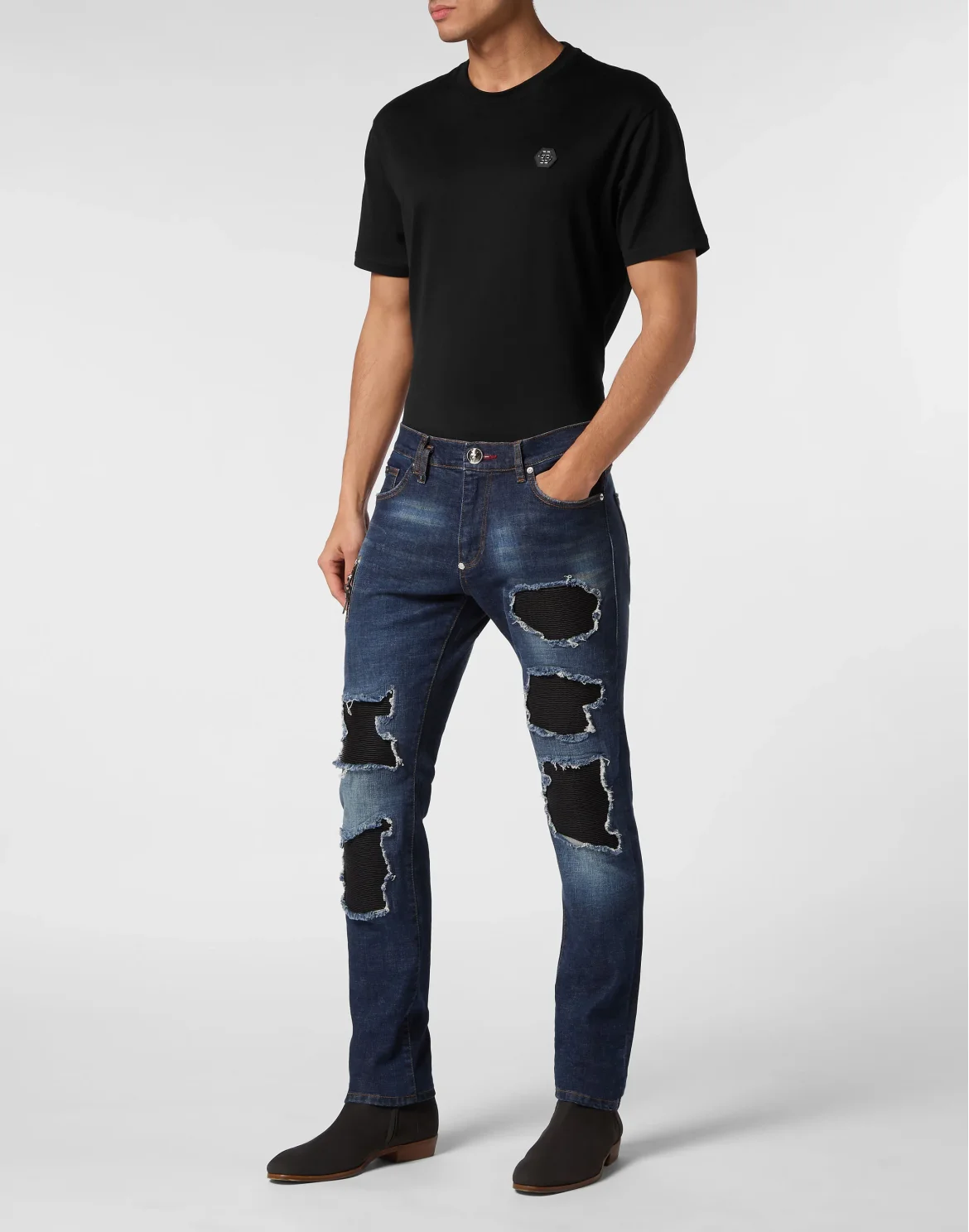Denim Rock Star Fit Trousers, цвет: Синий