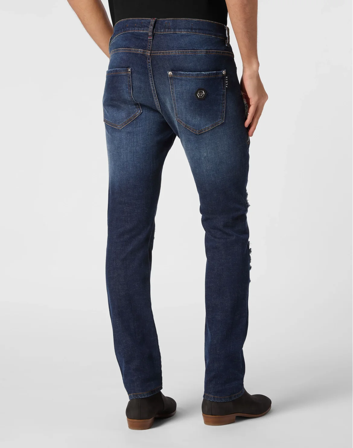 Denim Rock Star Fit Trousers, цвет: Синий