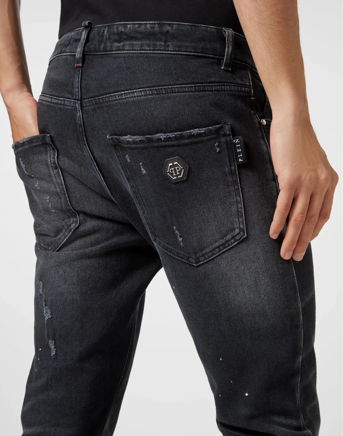 Skinny Fit Trousers, цвет: Черный