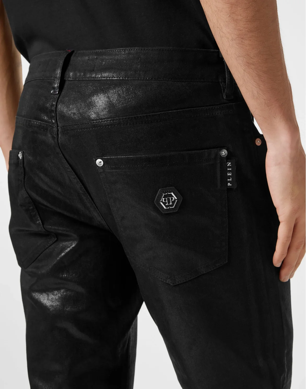 Denim Super Basic Straight Trousers, цвет: Черный