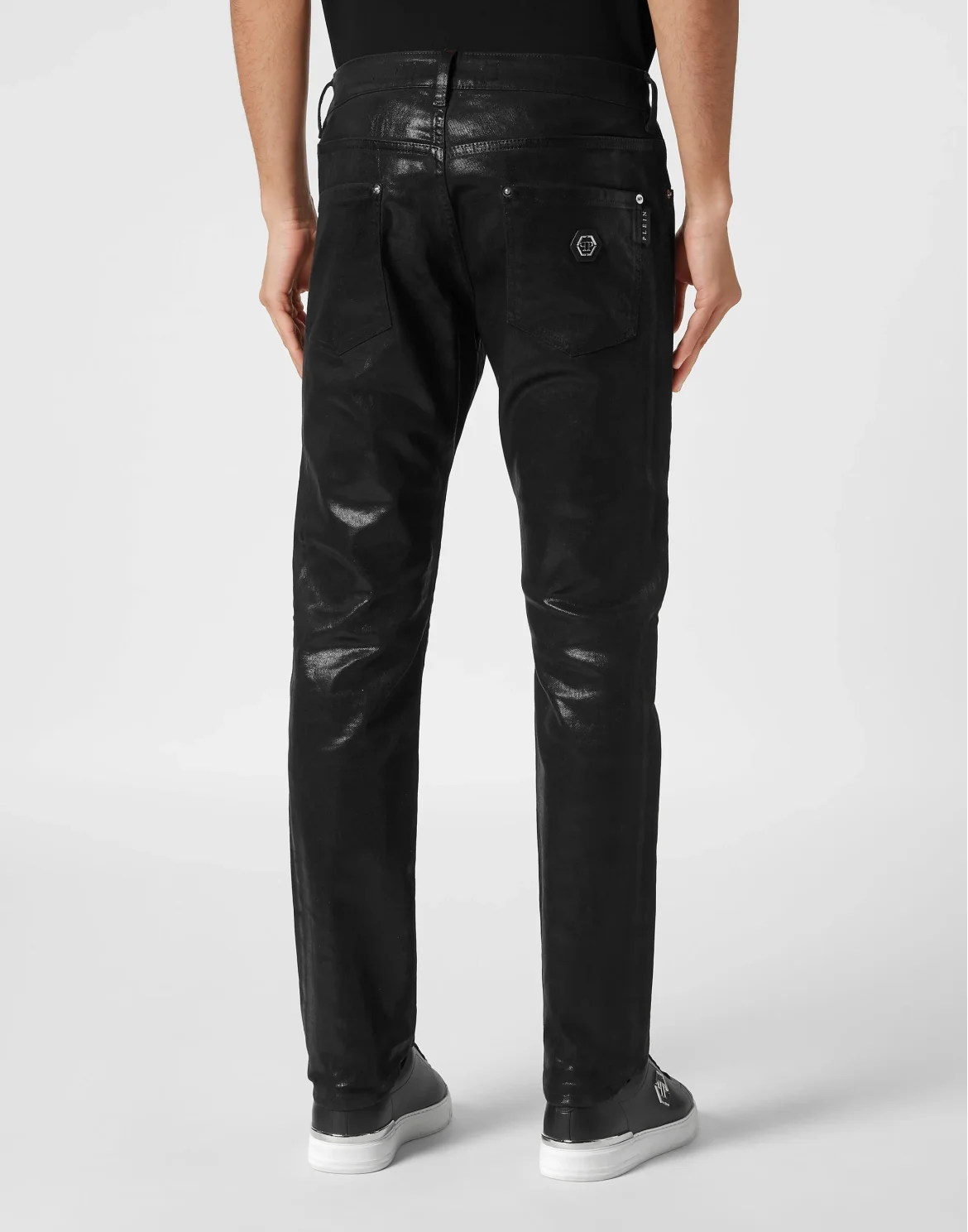 Denim Super Basic Straight Trousers, цвет: Черный
