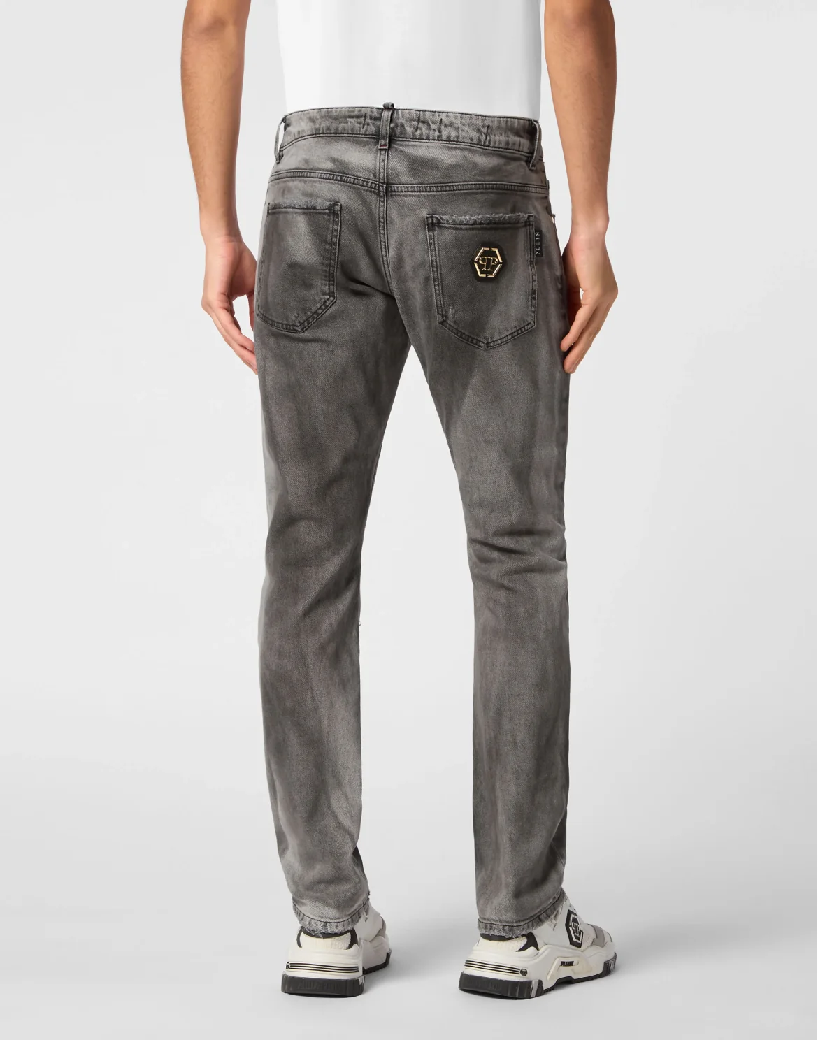 Super Straight Cut Trousers, цвет: Серый
