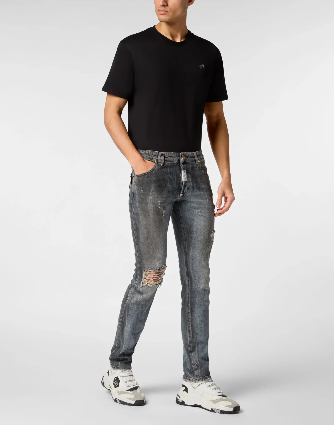 Super Straight Cut Trousers, цвет: Серый