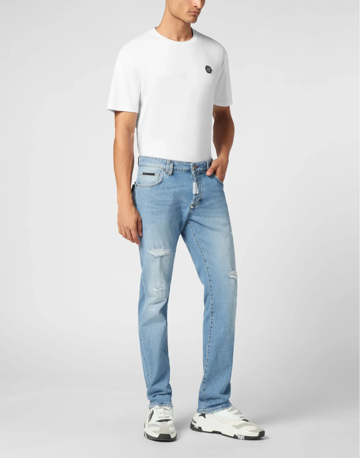 Super Straight Cut Trousers, цвет: Синий