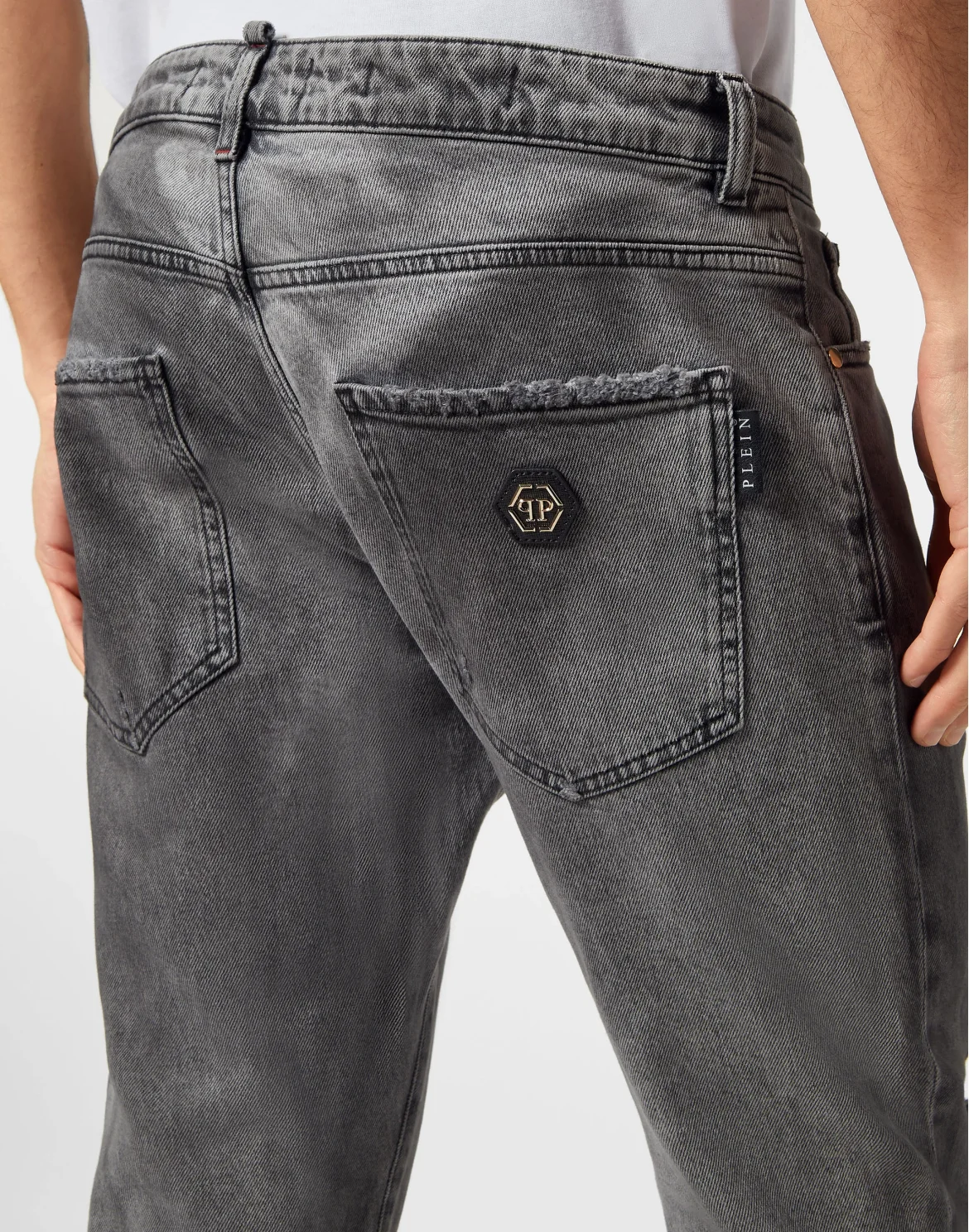 Skinny Fit Trousers, цвет: Серый