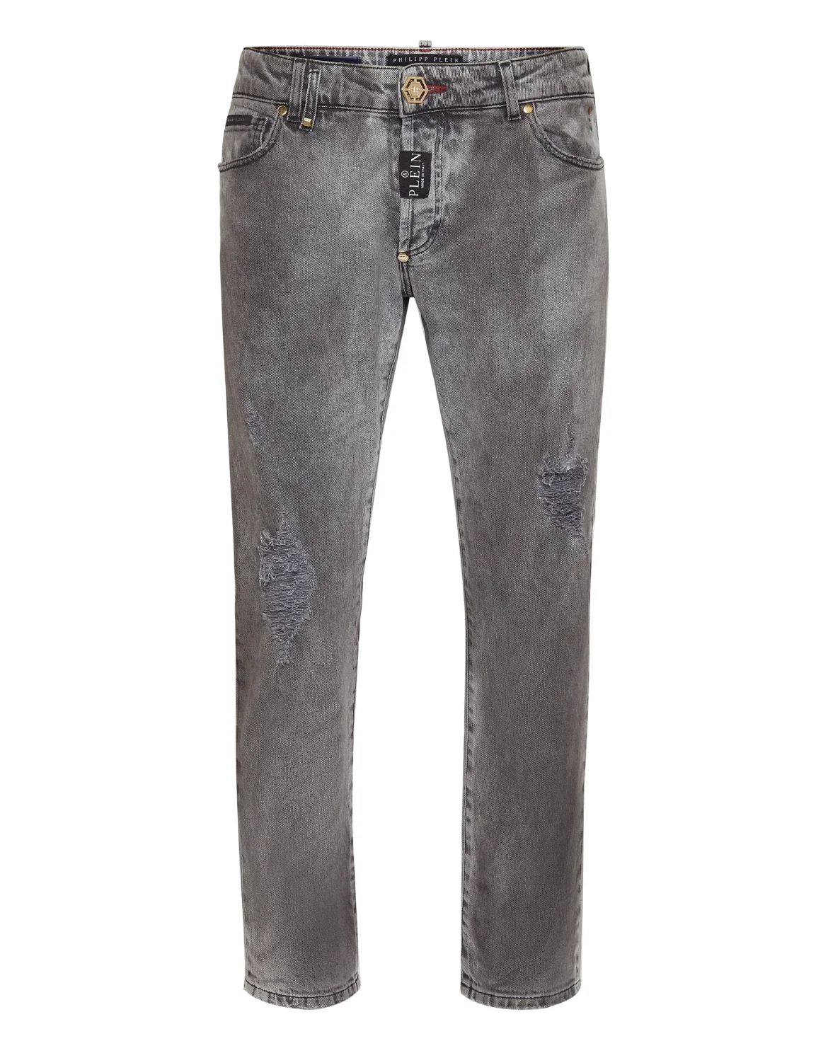 Skinny Fit Trousers, цвет: Серый