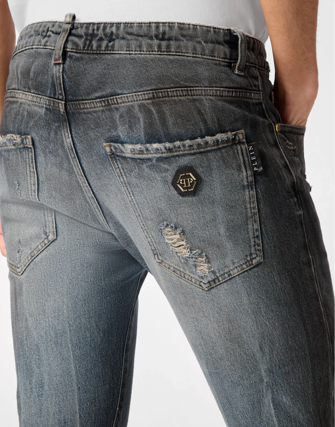 Skinny Fit Trousers, цвет: Серый