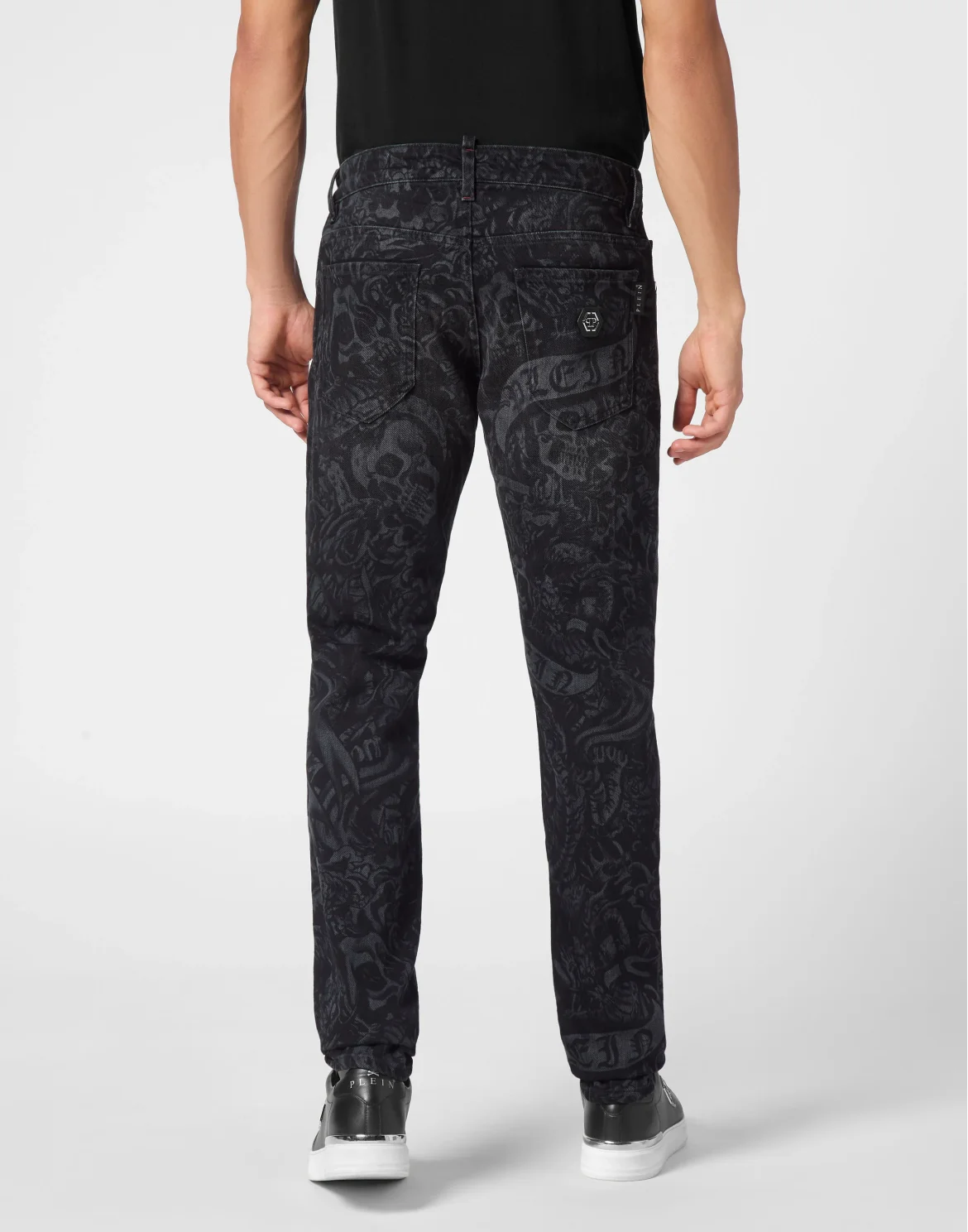Denim Trousers Super Straight Cut Tattoo, цвет: Серый