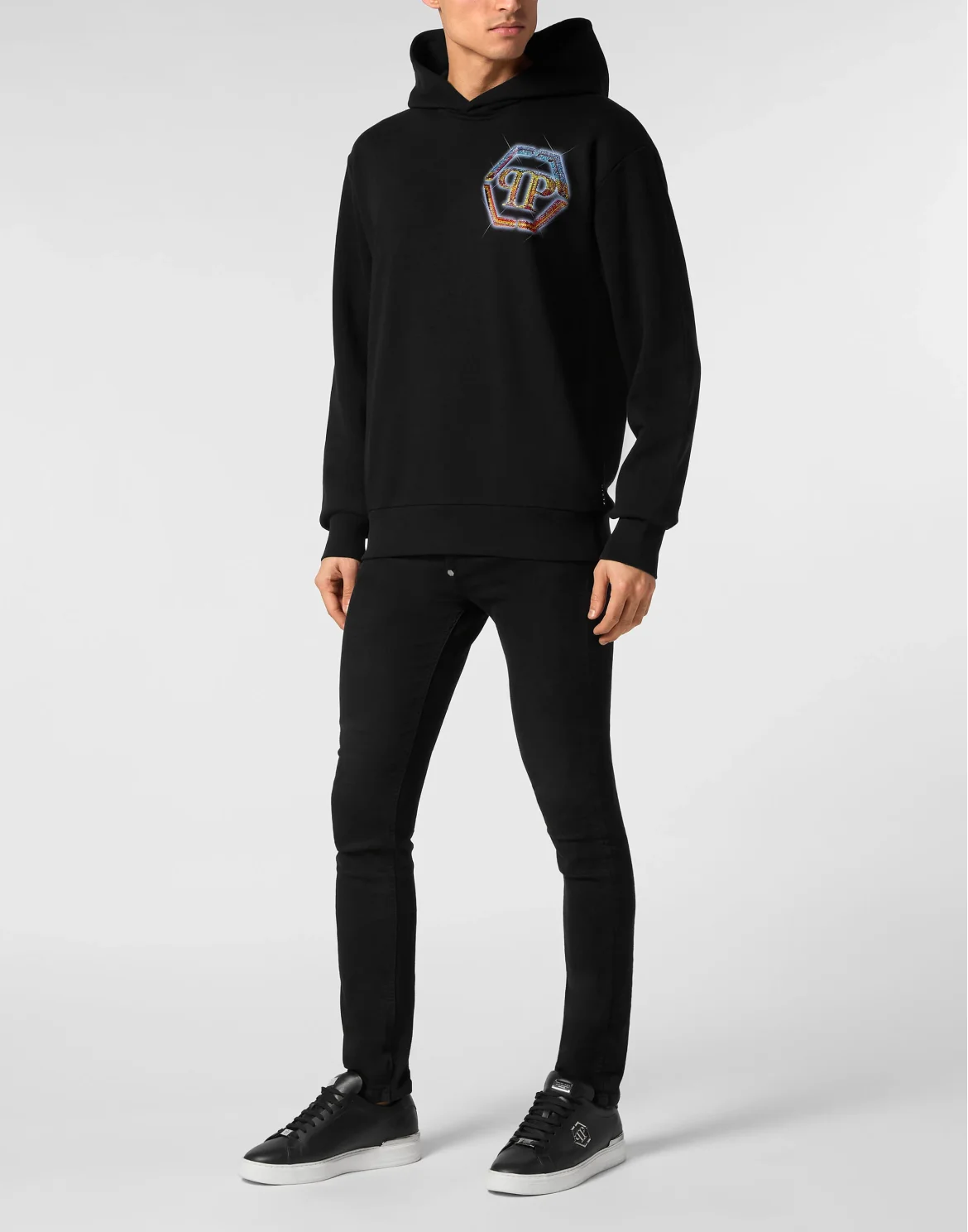Hoodie sweatshirt Hexagon, цвет: Черный