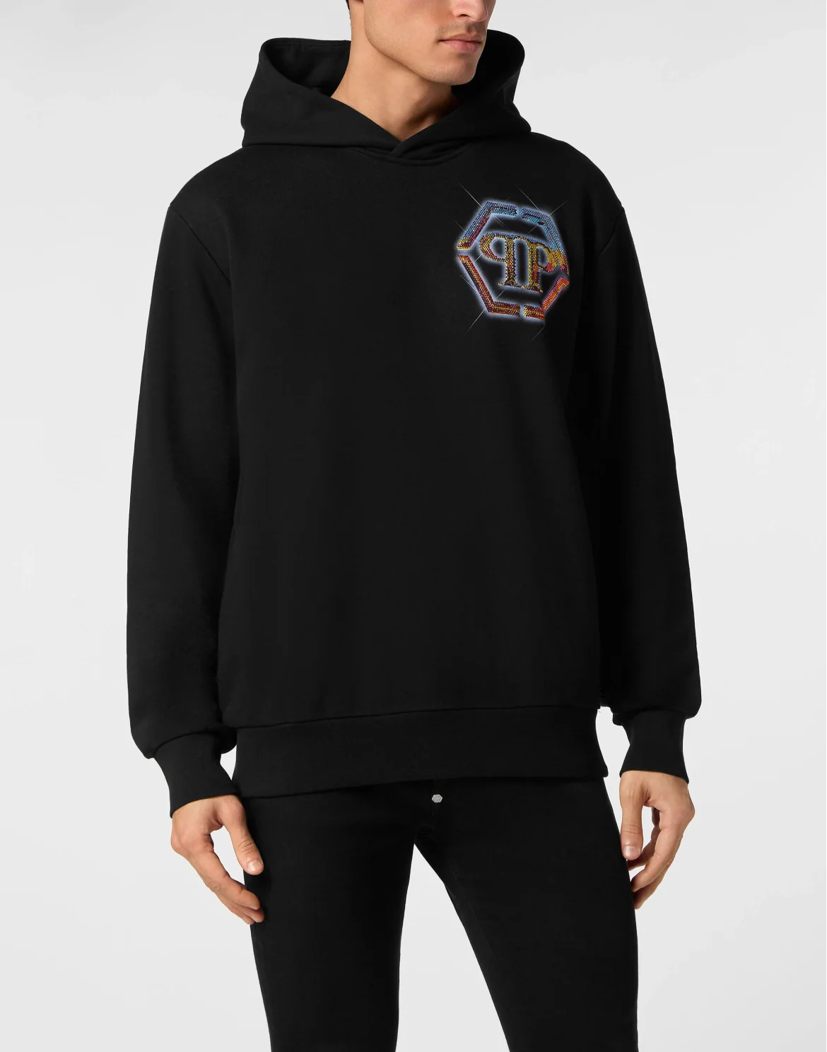 Hoodie sweatshirt Hexagon, цвет: Черный