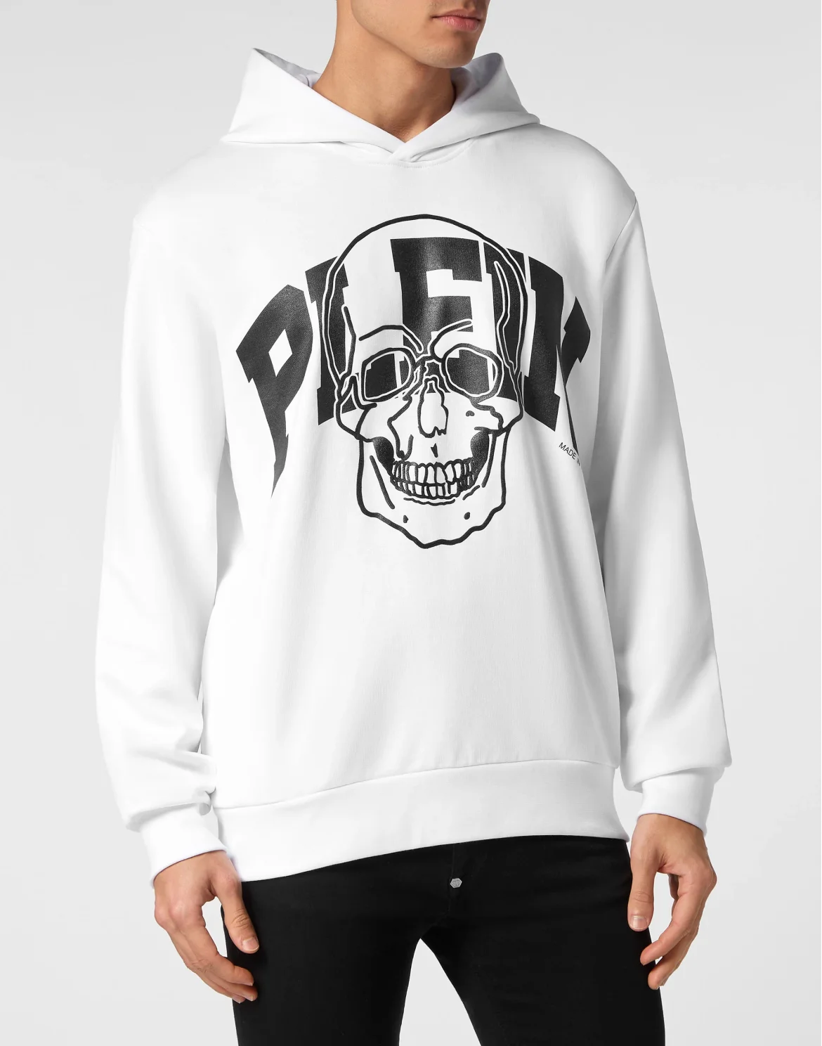 Hoodie sweatshirt Skull, цвет: Белый