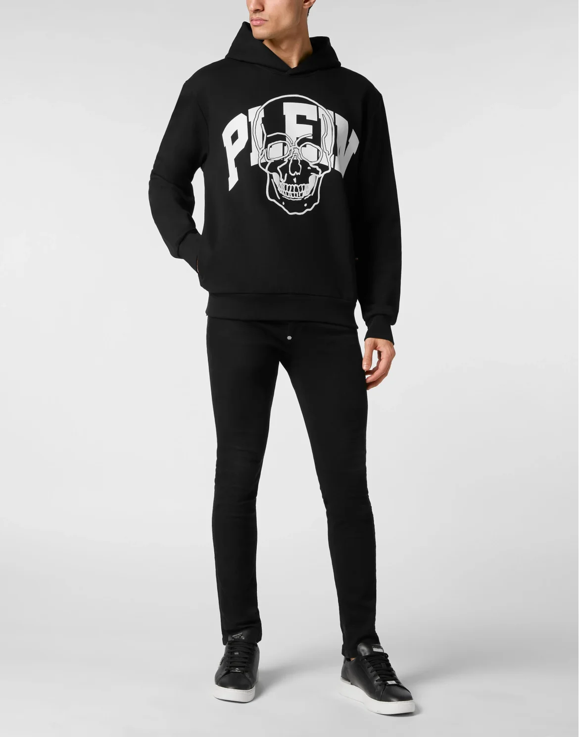 Hoodie sweatshirt Skull, цвет: Черный