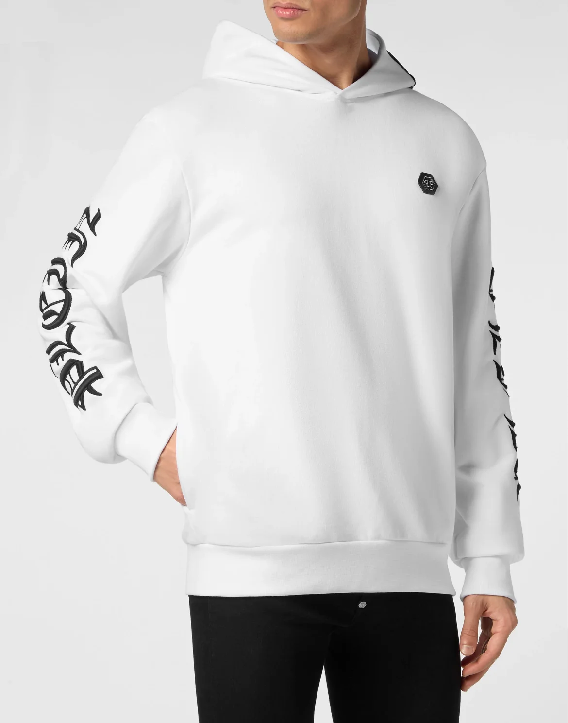 Hoodie sweatshirt Gothic Plein, цвет: Белый