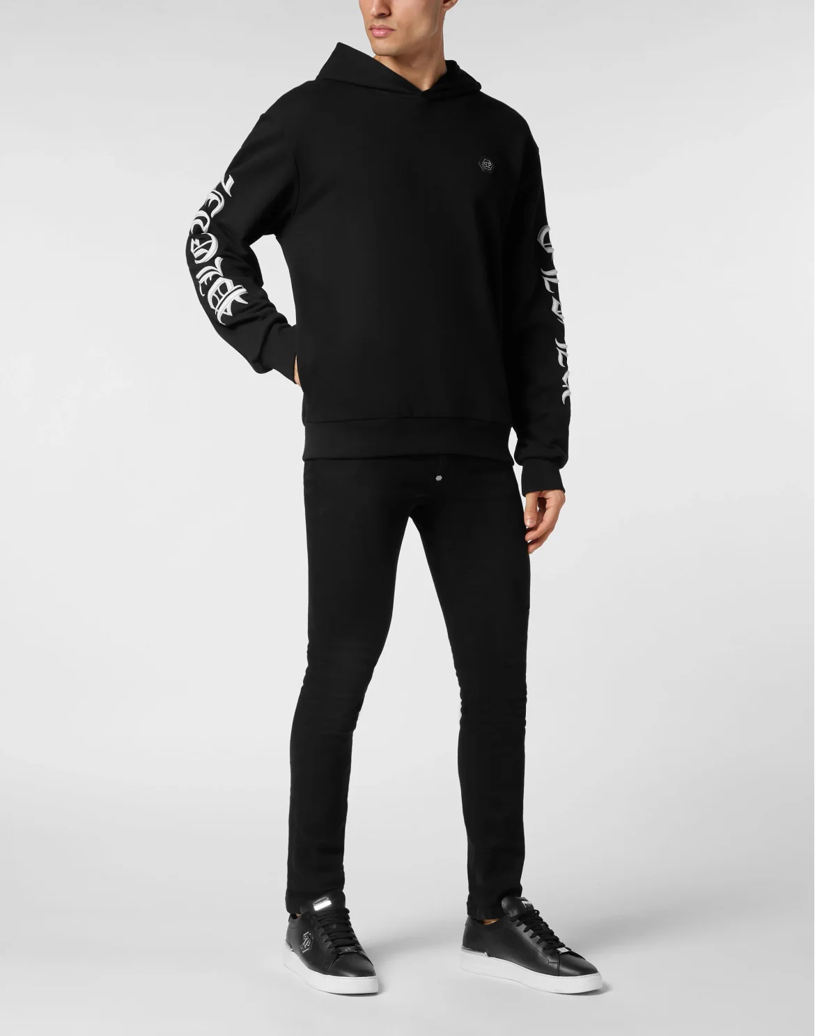 Hoodie sweatshirt Gothic Plein, цвет: Черный