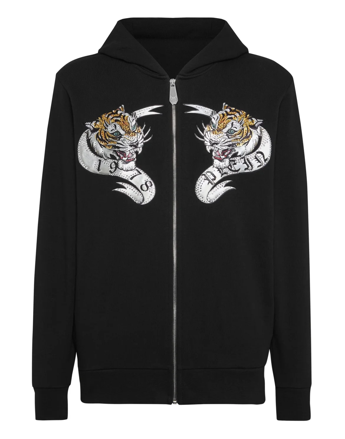 Hoodie Sweatjacket Tattoo, цвет: Черный