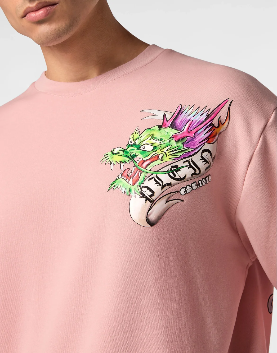 Roundneck Tattoo, цвет: Розовый