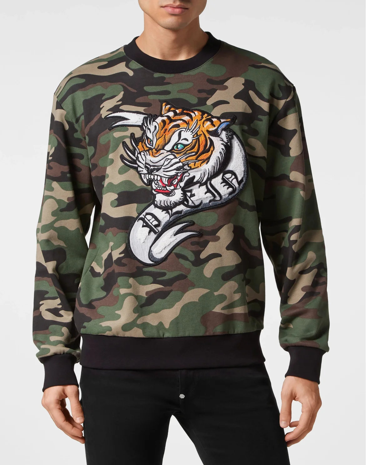 Sweatshirt Roundneck Tattoo, цвет: Камуфляж