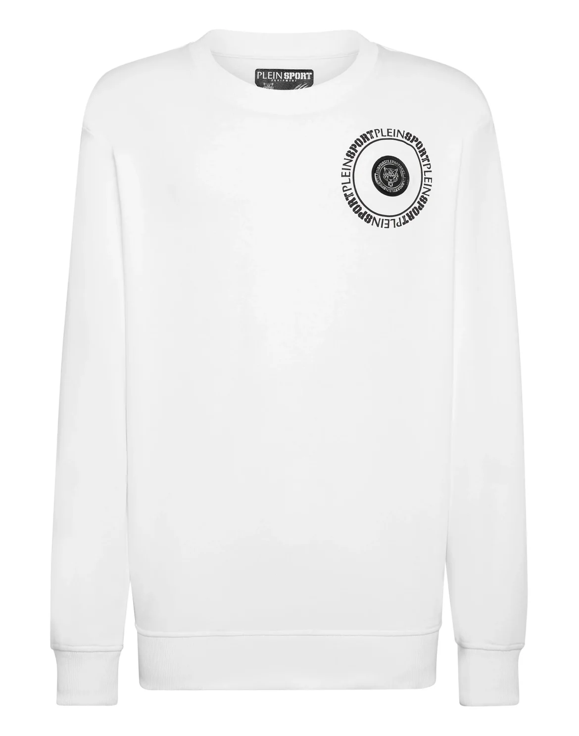 Sweatshirt Round Neck Carbon Tiger, цвет: Белый