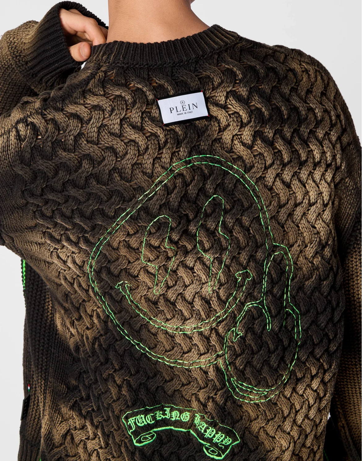 Cotton Roundneck Smile, цвет: Черный