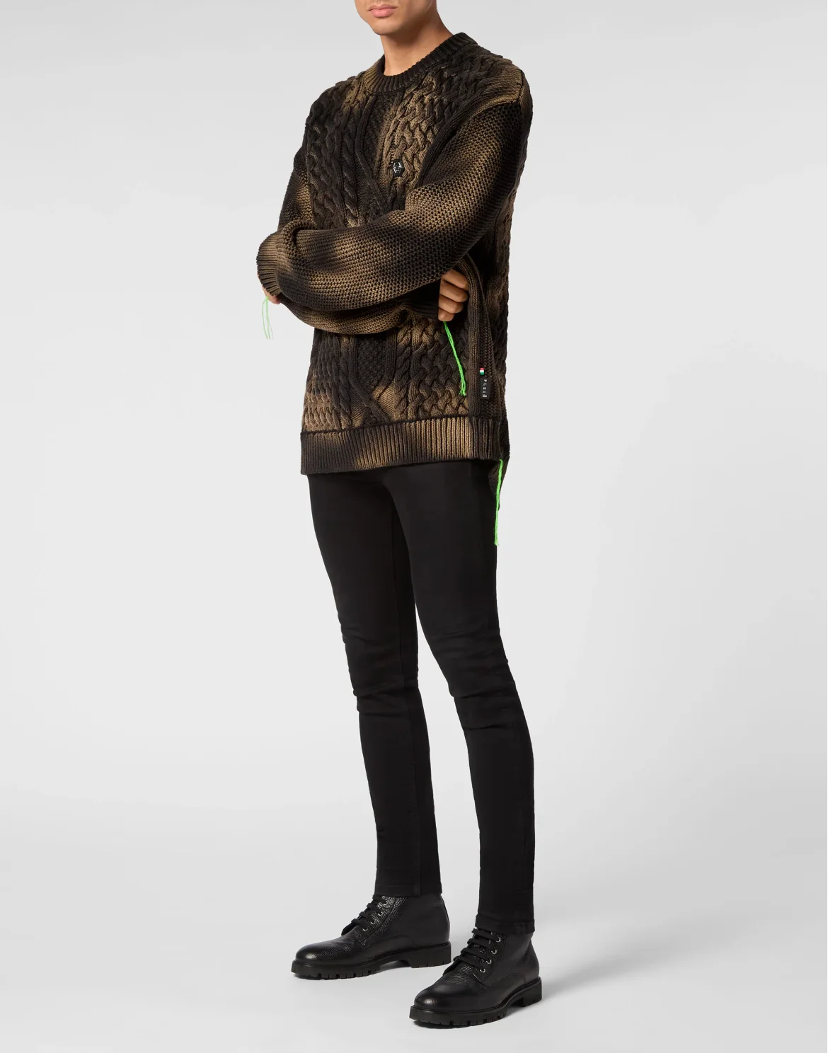 Cotton Roundneck Smile, цвет: Черный