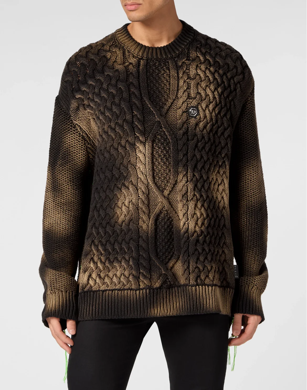 Cotton Roundneck Smile, цвет: Черный