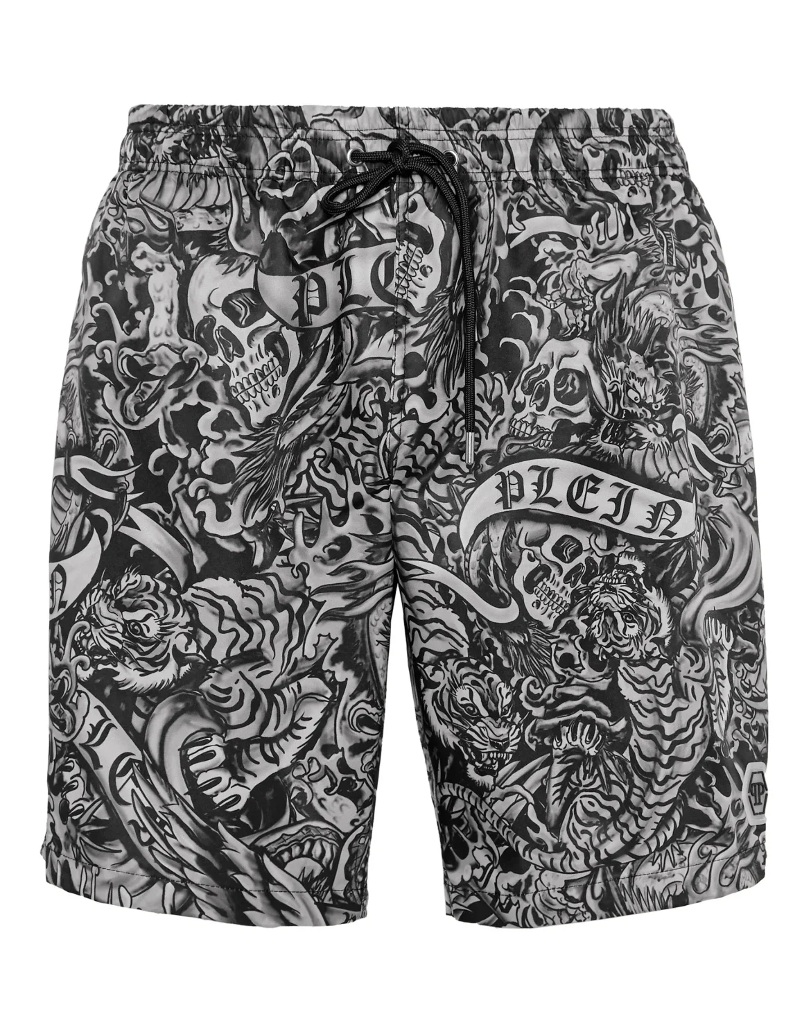 Long Swim Boxers Tattoo, цвет: Черный