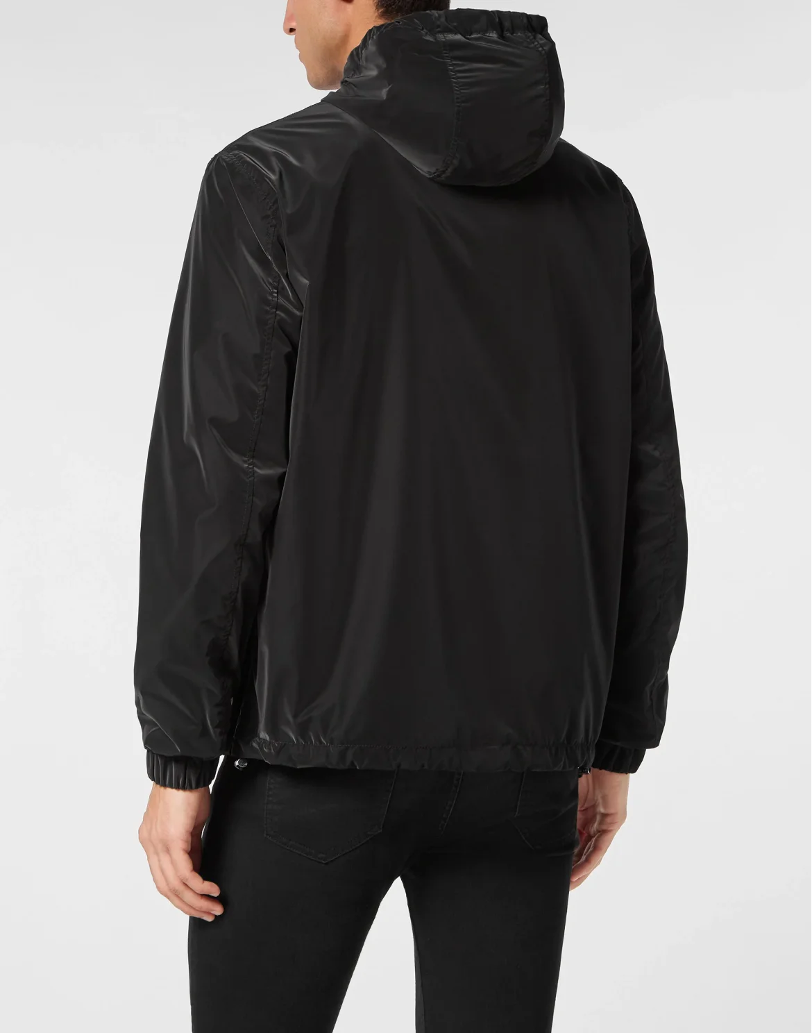 Nylon Windbreaker Camouflage, цвет: Черный