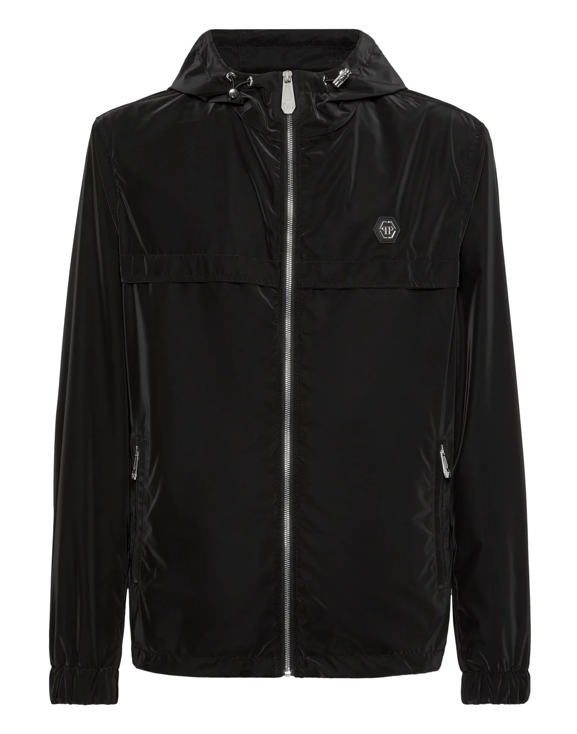 Nylon Windbreaker Camouflage, цвет: Черный