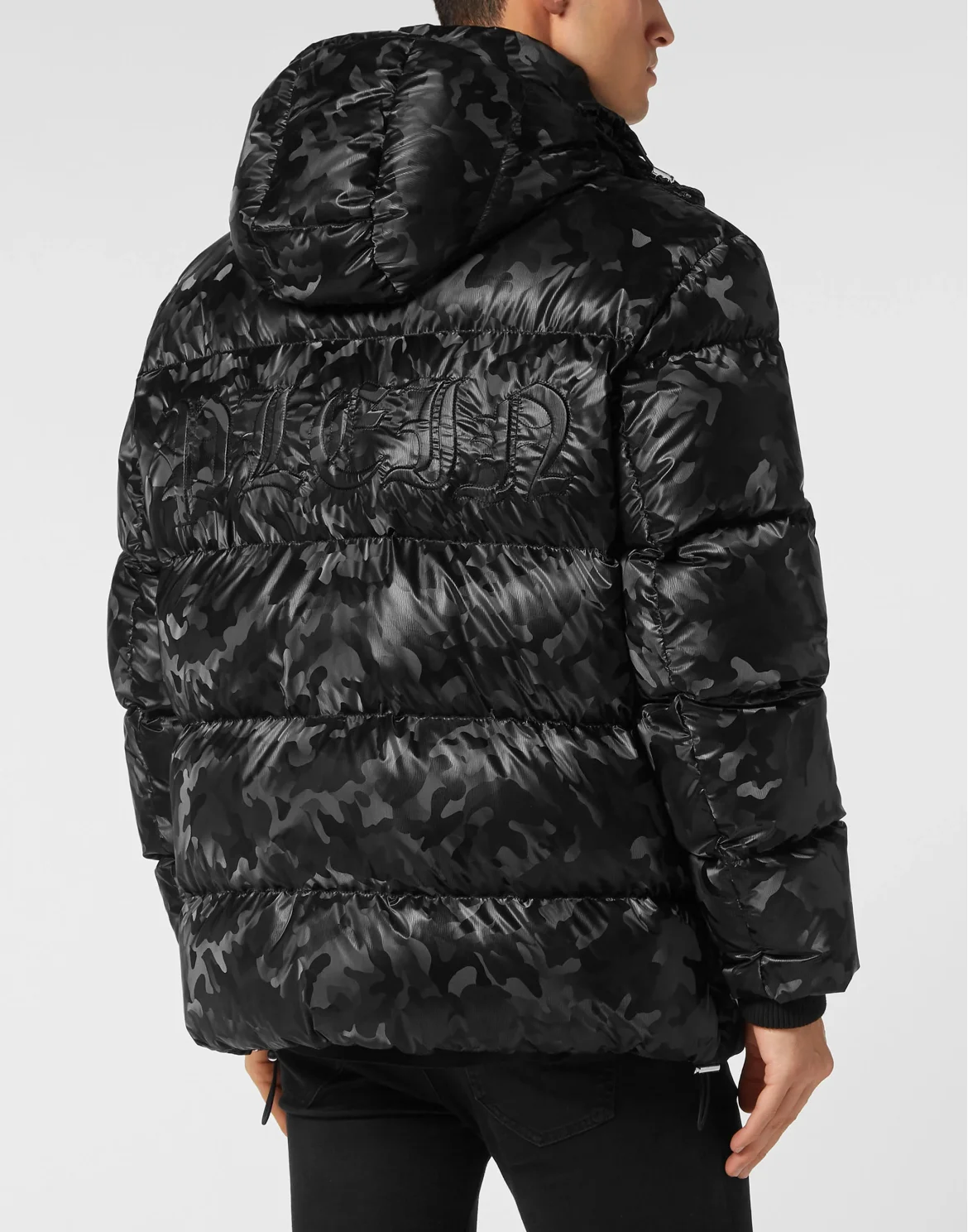Nylon Down Jacket, цвет: Черный