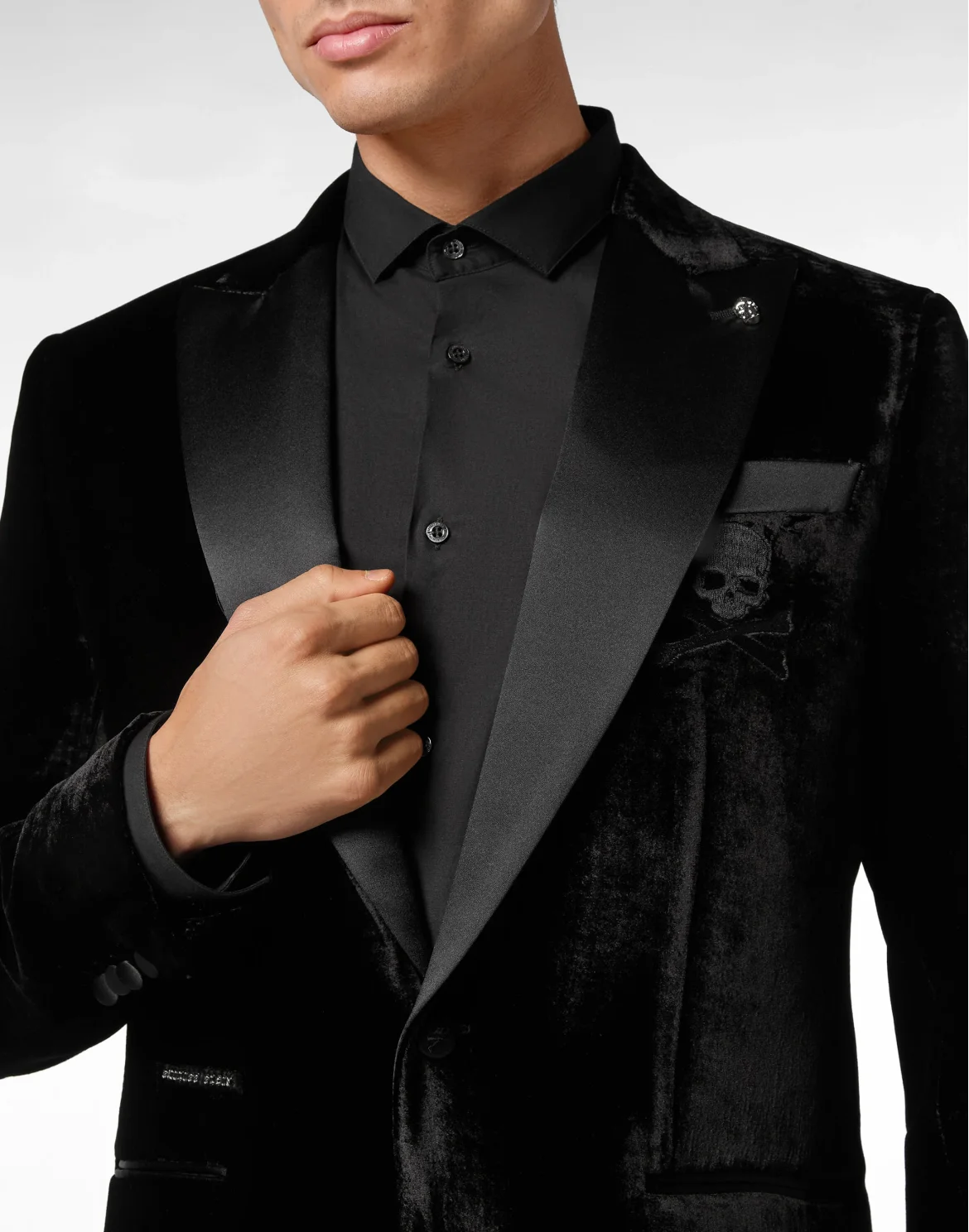 Velvet Blazer Lord fit, цвет: Черный