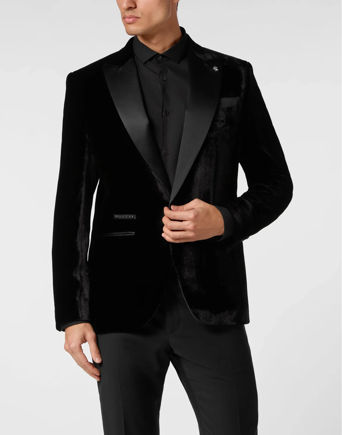 Velvet Blazer Lord fit, цвет: Черный