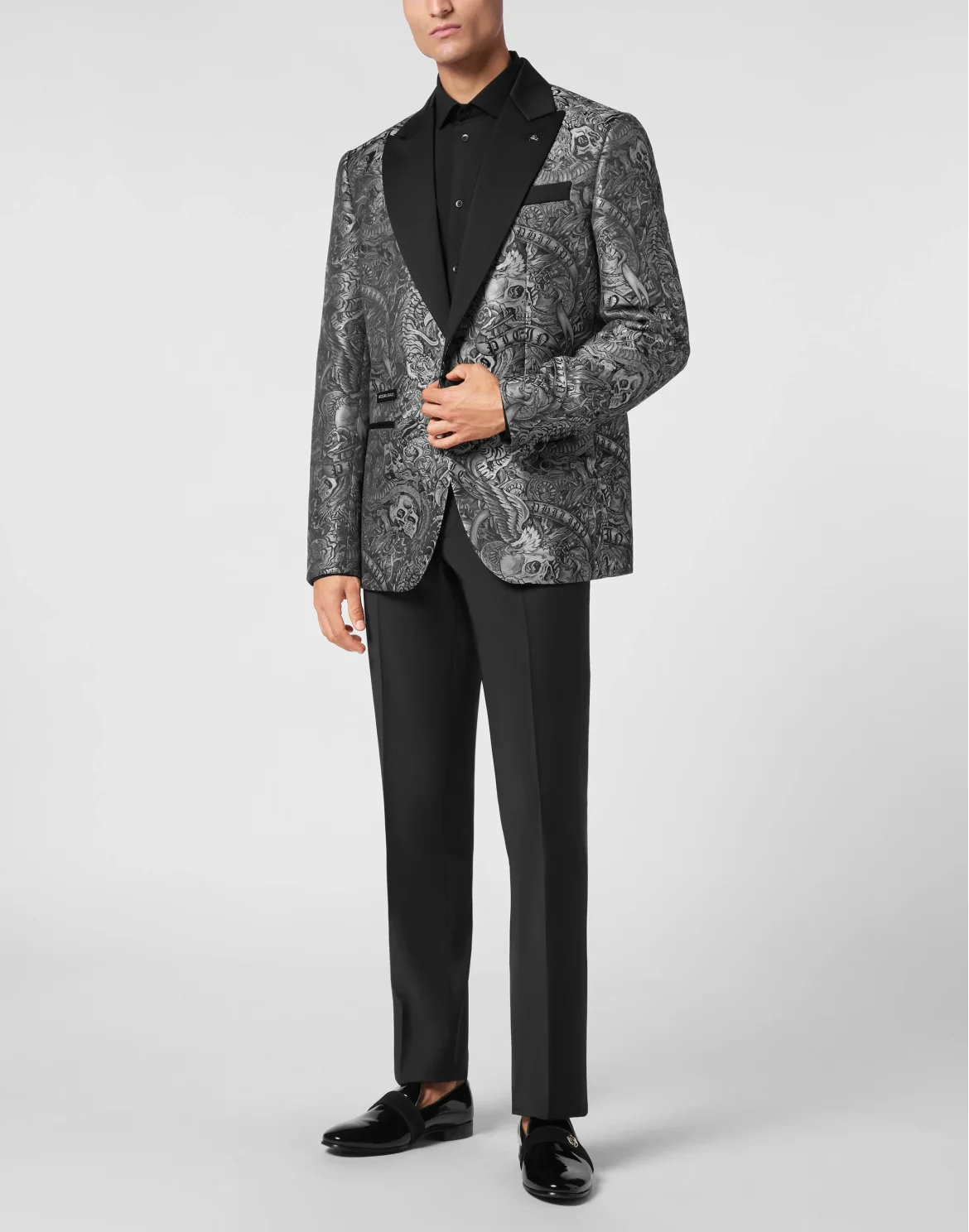 Blazer Lord fit Tattoo, цвет: Черный