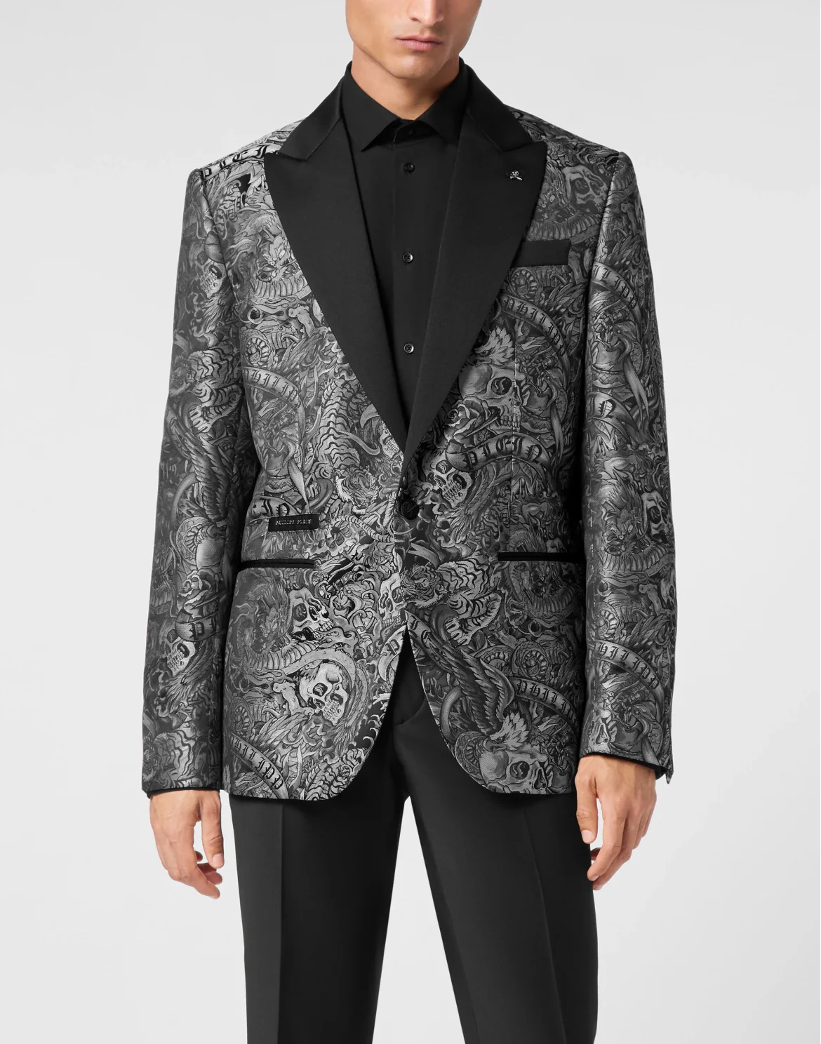 Blazer Lord fit Tattoo, цвет: Черный