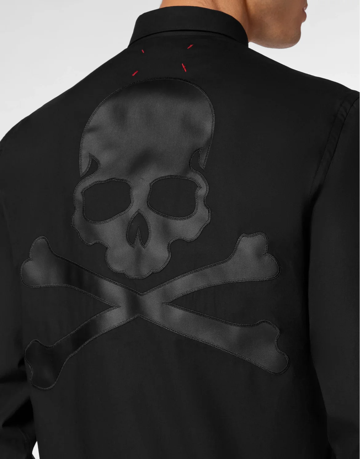 Shirt Sugar Daddy Cut LS Skull & Bones, цвет: Черный